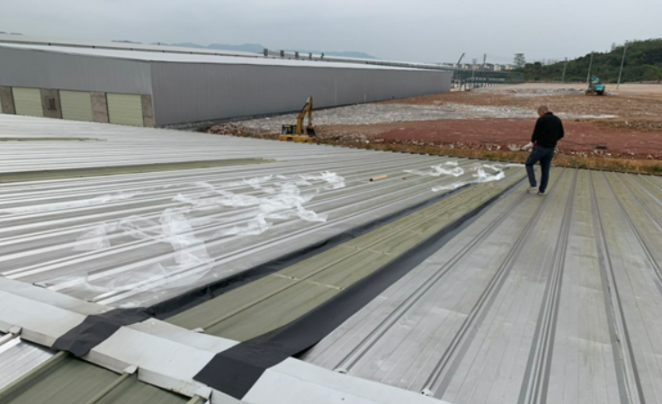 广水厂房屋面防水维修案例